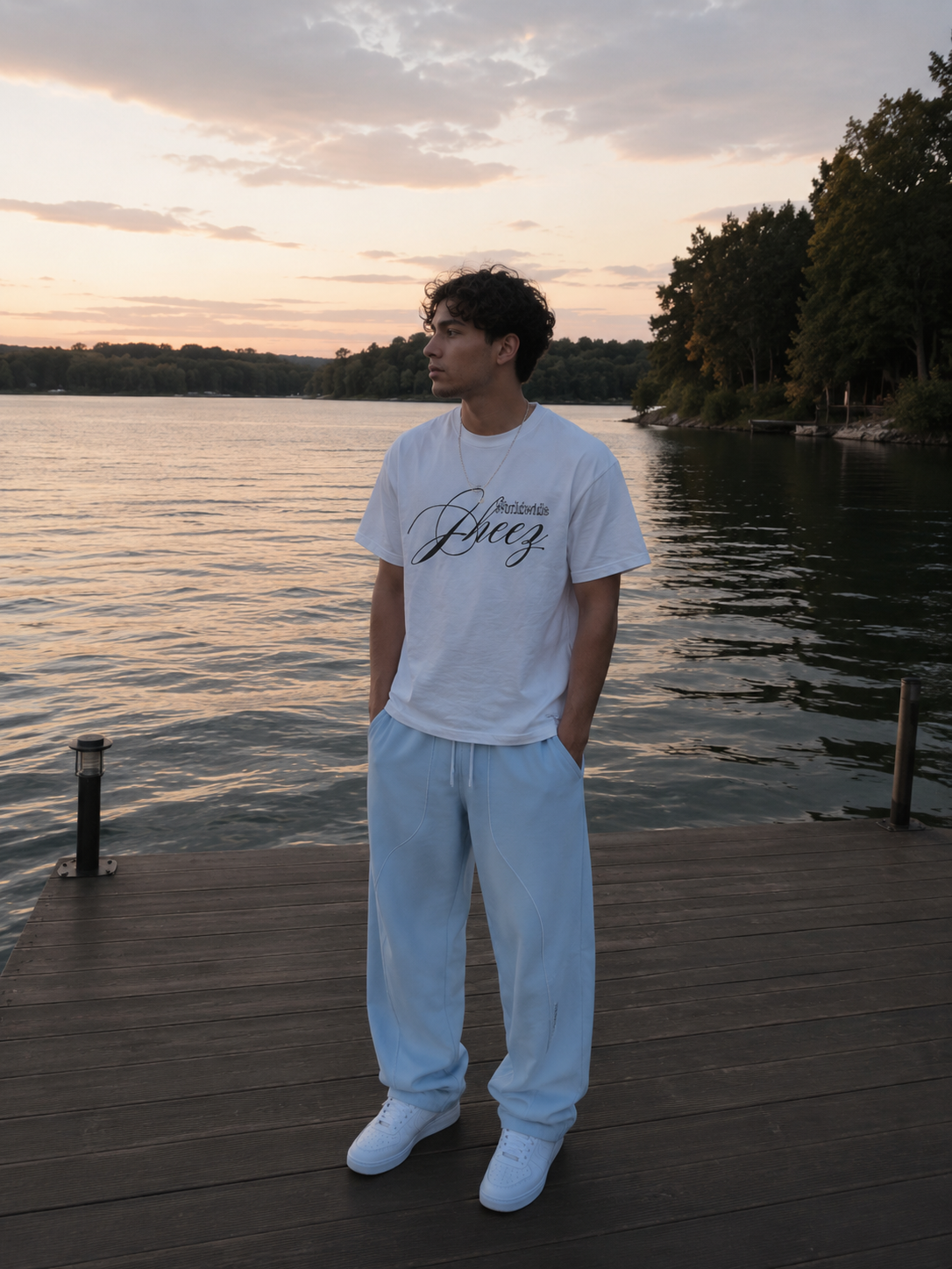 JHEEZ- Camiseta Blanca De Calidad Premium